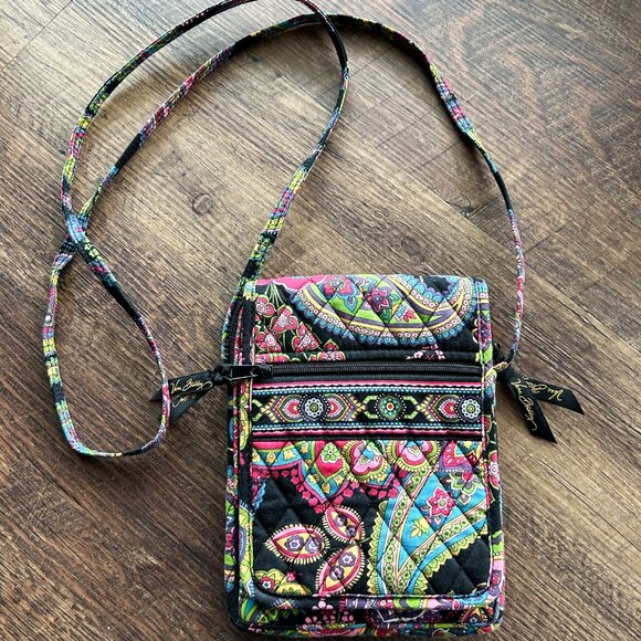 Vintage Vera Bradley Hipster Bag, Shoulder Bag, Travel Purse, Crossbody - Picture 6 of 9